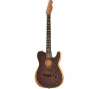 AMERICAN ACOUSTASONIC TELECASTER ALL-MAHOGANY EBO BOURBON BURST