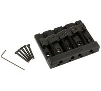 Fender HiMass 4-String Bass Bridge Assembly With Zinc Saddles Black