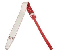 JOHN 5 LEATHER STRAP WHITE AND RED