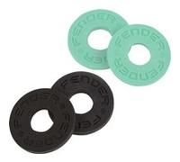 Fender Fender Strap Block, 4-Pack, Black (2) And Surf Green (2)