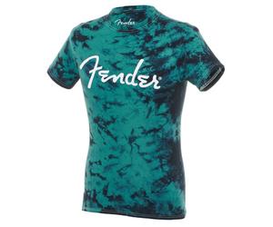Fender Fender T-Shirt Tie-Dye Logo Blue M
