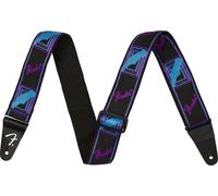 FENDER Fluo Monogrammed Sangle, Bleu Et Violet, 2 "