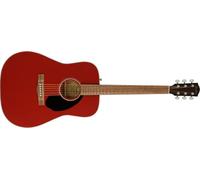 Fender FSR CD-60 Guitare acoustique Dreadnought V3 en cerisier avec touche en noyer, idéale pour les débutants.