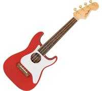 Fender FSR Fullerton Strat Uke Fiesta Red Ukulélé concert