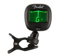Fender FT-1 Pro Accordeur à Pince Gen 1, Pour Guitares Electrique, Acoustiques et Basses, Noir