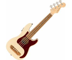 Fender Fullerton Precision Bass Uke Olympic White Ukulélé basse