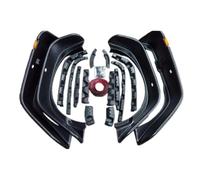 Fender Garde-Boue Pour Jeep Pour Wrangler JK 2007-2014 4x4 Tout-terrain Garde-boue Élargisseur D'aile Passage De Roue Accessoires Voiture Élargisseur e l'aile Voiture(With Light)