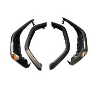 Fender Garde-Boue Pour Jeep Pour Wrangler JL JL1152 2018-2024 4 Pièces Élargisseurs D'ailes En ABS Sourcils De Roue Haute Sans Éclairage LED Élargisseur e l'aile Voiture