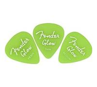 Fender® »GLOW IN THE DARK - 351 PICK MIX« Médiators pour guitare - 12 Pièces/Mix - Thin/Medium/Heavy