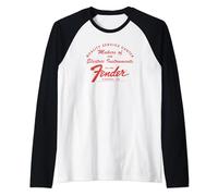 Fender Guitar Quality Service Centered Text Manche Raglan