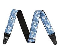 Fender® »HAWAIIAN GUITAR STRAP« Sangle pour guitare| Largeur: 5cm | Longueur: 86-150cm | Couleur: Blue Floral