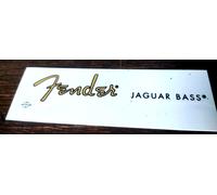 FENDER JAGUAR bass HEADSTOCK LOGO TETE DE BASSE FENDER JAGUAR bass