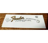 FENDER jazzmaster 58/62 HEADSTOCK LOGO TETE DE GUITARE FENDER jazzmaster 58/62