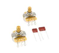 Telecaster Solid Shaft Potentiometer and Capacitor Kit 2-Pack
