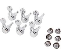 Fender Locking Tuning Machines, Vintage Buttons, Polished Chrome (déba
