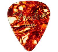 Fender Lot de 144 médiators classiques en celluloïd, forme 351, écaille de tortue, fin,