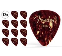 Fender Médiators 351 Shape Thin Pack de 12 Mediator Celluloïd Tortoise Guitare