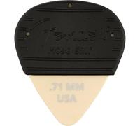Fender® »MOJO GRIP PICKS - 3 PACK - DURA-TONE DELRIN 351 - .71MM« Lot de 3 Médiators pour guitare - Épaisseur: .71mm - Couleur: Olympic White