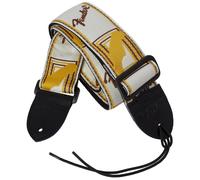 Fender Monogramm Strap White-Yellow-Brown