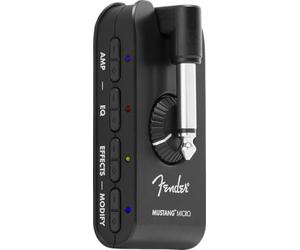 Fender Mustang Micro Amplificateur pour Guitare, Amplificateur Casque Tout-en-Un avec 12 Modèles d'Amplis, 12 Effets, Streaming Audio Bluetooth, EQ Réglable
