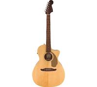 Fender Newporter Player Guitare Électro-Acoustique Fishman, Naturel | Boîtier de taille moyenne, électronique Fishman intégrée, idéal pour les débutants, incluant des leçons virtuelles