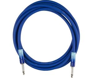 Fender® »OMBRÉ INSTRUMENT CABLE« Câbles pour instruments | 3 Mètre | Jack droit | Couleur: Belair Blue
