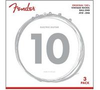Fender Cordes de guitare Original 150 150R .010-.046 en nickel pur à boule Pack de 3