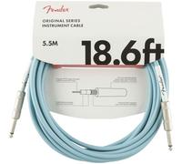 Fender Original Câble Instrument Straight 18 ft - Vert Cactus | Câble guitare électrique, connecteurs droits, 18 ft, sans bruit, idéal scène & studio, série Original, construction durable