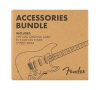 Fender Pack d’accessoires indispensables avec câble, accordeur clipsable et sangle