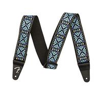 Fender Pasadena Sangle tissée pour guitare - Bleu Snowflake