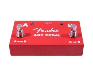 Fender Pédale ABY à 2 commutateurs, rouge