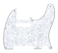 Fender Pickguard standard pour Telecaster, 8 trous, 4 plis, blanc nacré