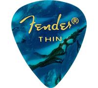 Fender Pickpack Ocean Thin Pack de 12 Médiators Bleu