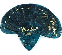 Fender Pickpack Ocean Thin Pack de 12 Médiators Bleu