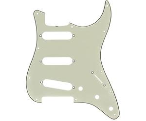 Fender Plaque de protection Strat '62 11 trous vert menthe | Remplacement vintage authentique, 11 trous, vert menthe, compatible Strat, pièce d'origine Fender, style années 60