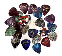 Fender Premium Picks Sampler - Lot de 24 jauges minces, moyennes et lourdes