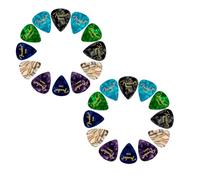 Fender Premium Picks Sampler - Lot de 24 jauges minces, moyennes et lourdes