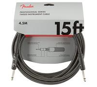 Fender Câble pour instrument PRO 4,5 m – Tweed gris