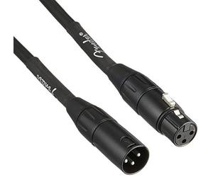 Fender PRO Câble Microphone XLR Blindé pour Studio 15ft | Câble XLR professionnel, rejet du bruit, idéal enregistrement studio & scène, connecteurs robustes, signal audio clair