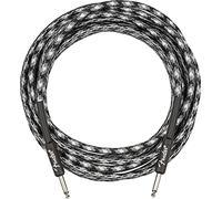 Fender Pro Instrument Cable Straight 18ft Winter Camo | Câble guitare électrique & basse, connecteurs droits, faible bruit, série Pro, camouflage hivernal, scène & studio, 18ft