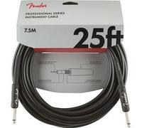 Fender Câble instrument Professional – connecteurs droits – 25' – Noir