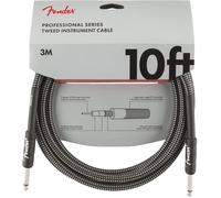 Fender Professional Series 10' Instrument Cable Gray Tweed
