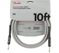 Fender Professional Series 10' Instrument Cable White Tweed