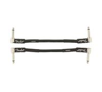 Fender Câbles d'instrument PRO 6 Angle/Angle Noir – Lot de 2