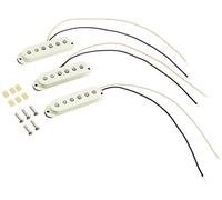 Fender Pure Vintage '59 Micros Stratocaster Alnico 5 Single Coil Set 3 | Ensemble de 3 micros simple bobinage, sonorité authentique de Stratocaster de 1959, aimants Alnico 5, capots blancs vintage