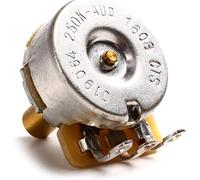 Fender Pure Vintage Potentiomètre 250K Axe Solide Guitare, Unitaire | Réglage du volume ou de la tonalité, compatible avec les boutons à vis, amélioration pour Stratocaster