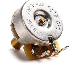 Fender Pure Vintage Potentiomètre 250K Axe Solide Guitare, Unitaire | Réglage du volume ou de la tonalité, compatible avec les boutons à vis, amélioration pour Stratocaster