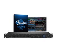 Fender Quantum LT 16 | Interface audio USB-C de 40,6 cm à 8 sorties pour production musicale, huit préamplis micro MAX-HD, 14 entrées de ligne, pilotes à faible latence, boucles, sorties équilibrées