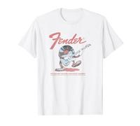 Fender Record Playing Guitar Centered T-Shirt