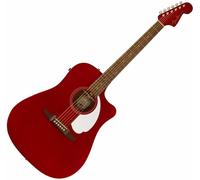 Fender Redondo Player Candy Apple Red Guitare Dreadnought acoustique-électrique